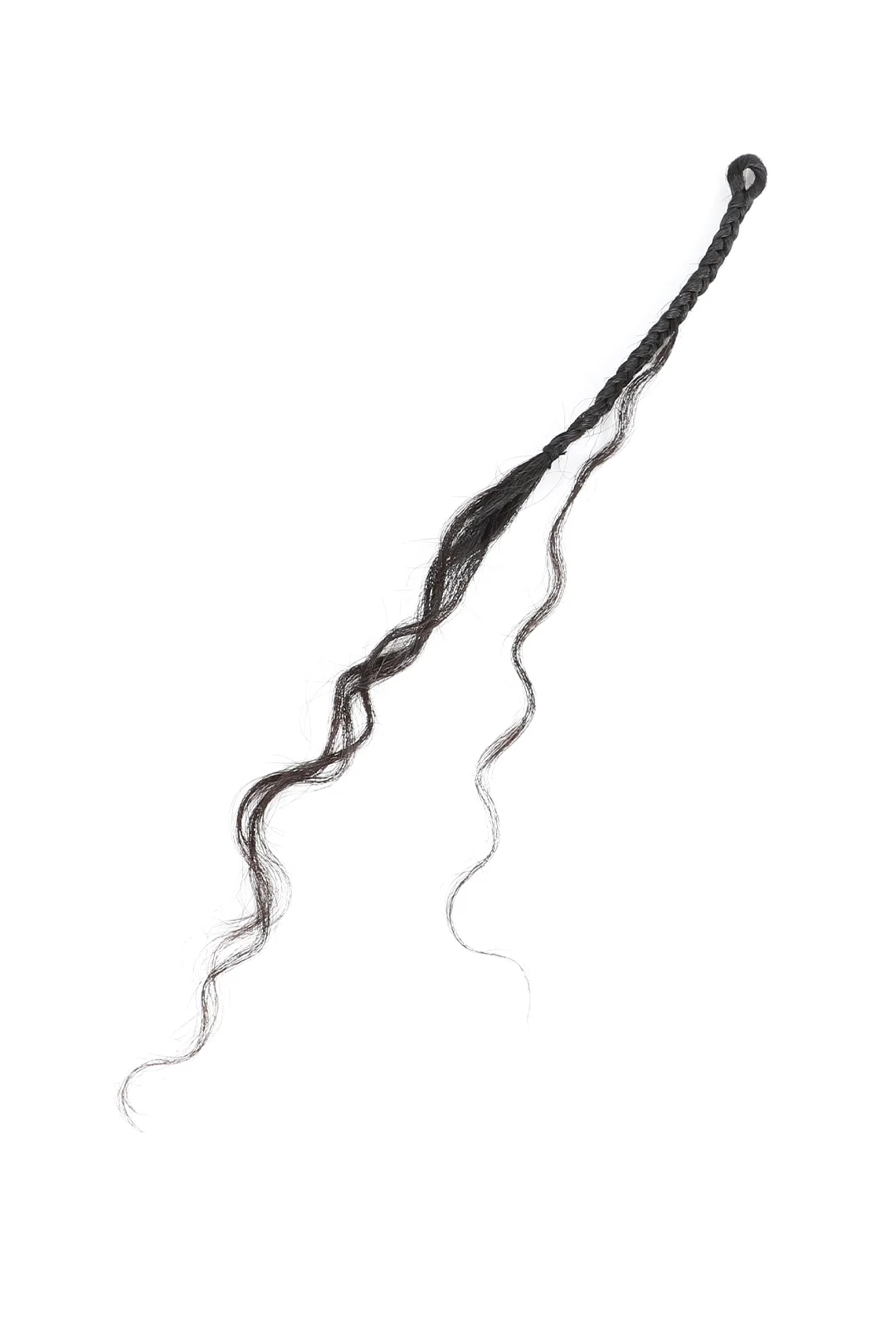 10 Inch Short Boho Bob Crochet Box Braids with Human Hair Curls BB01 - Image 5