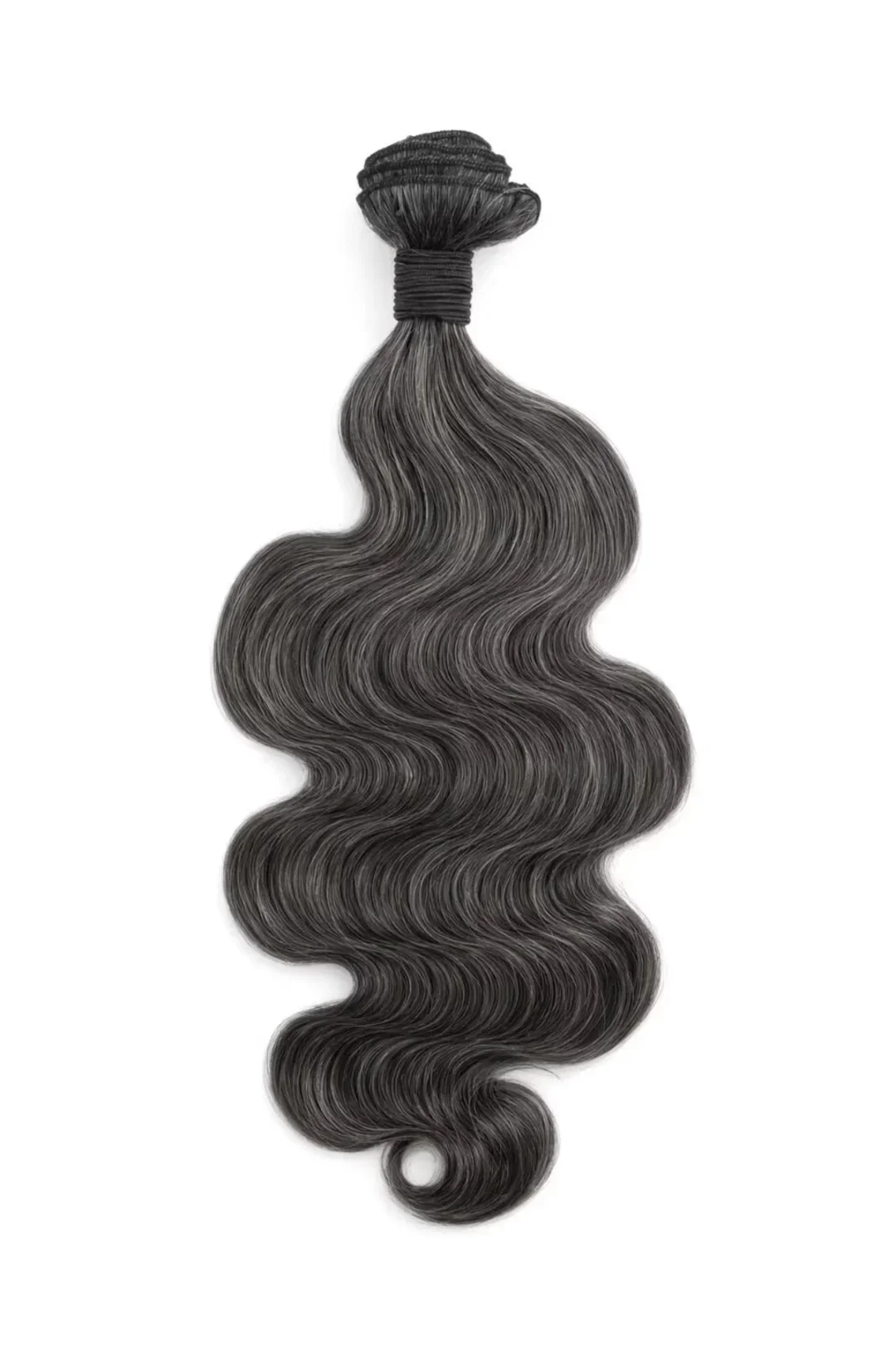 Natural Grey Hair Salt And Pepper Brazilian Hair Bundles
