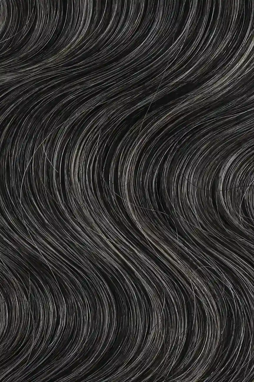 Natural Grey Hair Salt And Pepper Cambodia Virgin Human Hair Bundles - Image 4
