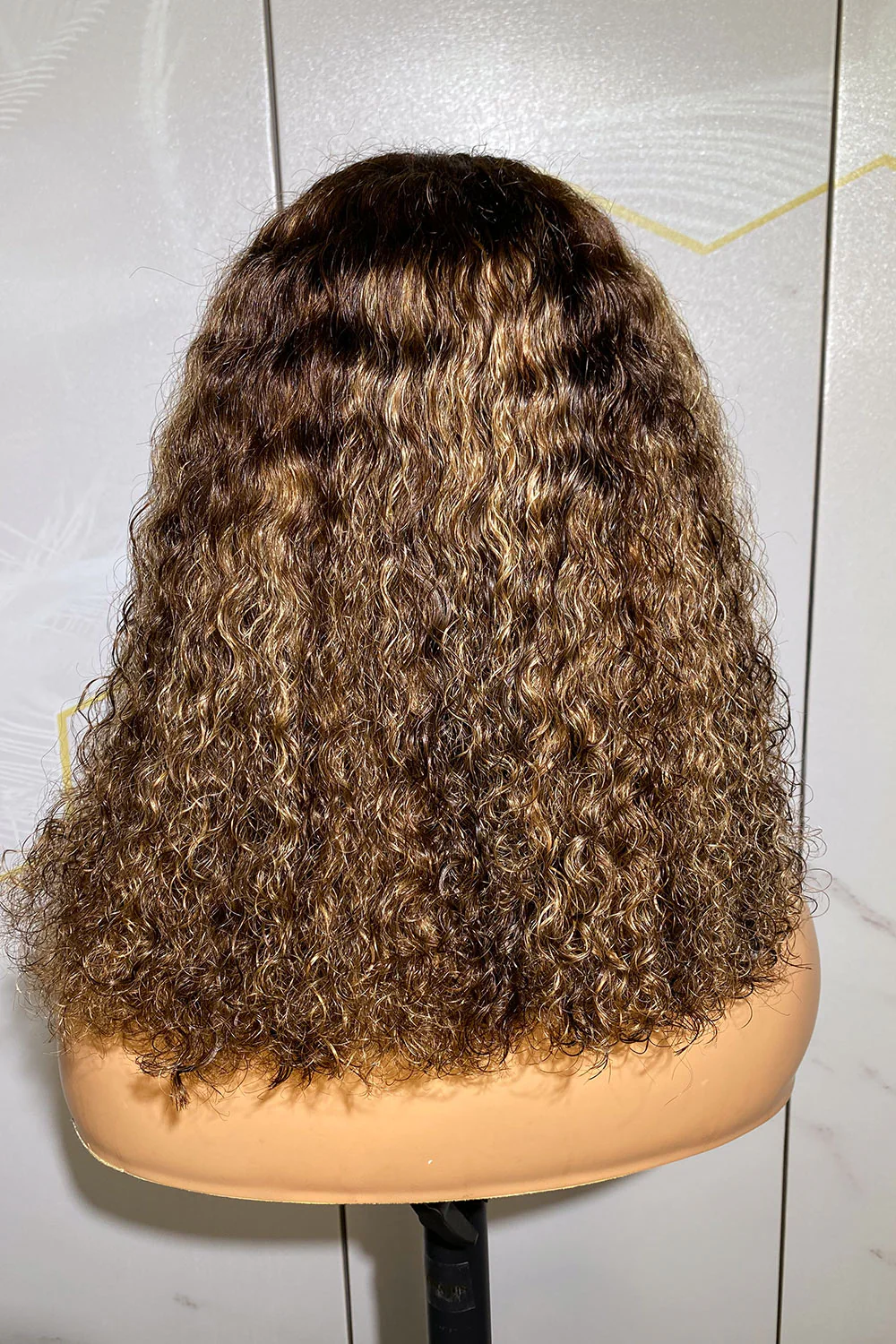 Designer Wigs-13*4 Lace Front Silk Top Highlight 14 Inch Curly - Image 4