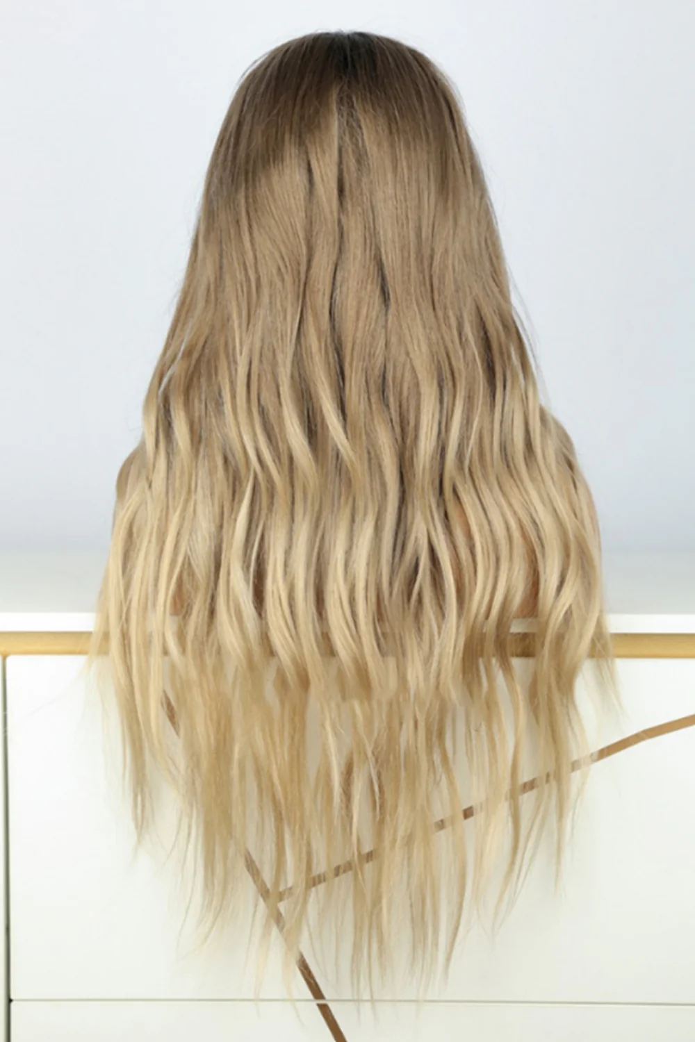 13x6 Glueless HD Lace Wave Ombre Blond Wig-HD29 - Image 5