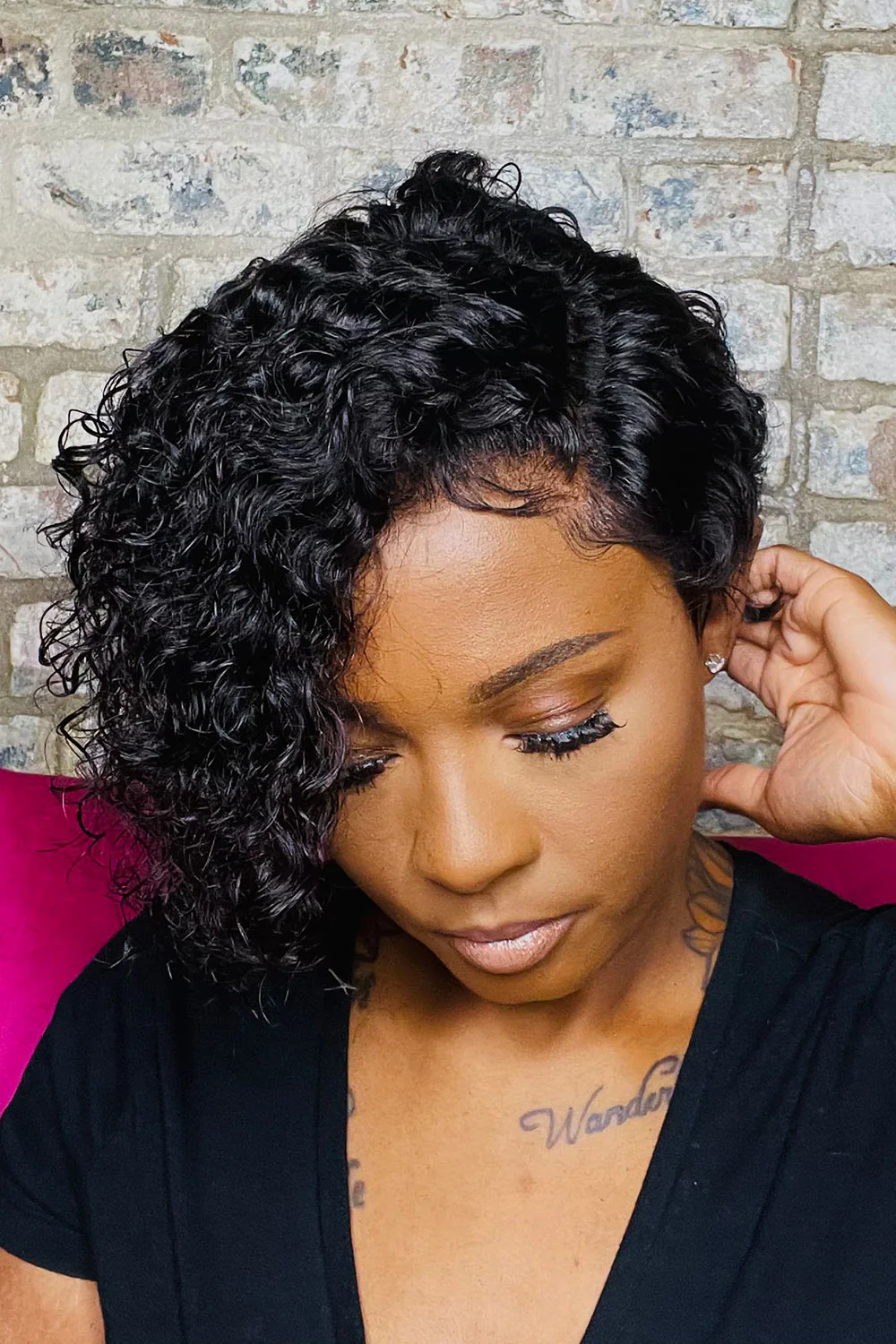 13*6 Fashion Cute Curly Pixie Bob-PB07 - Image 4