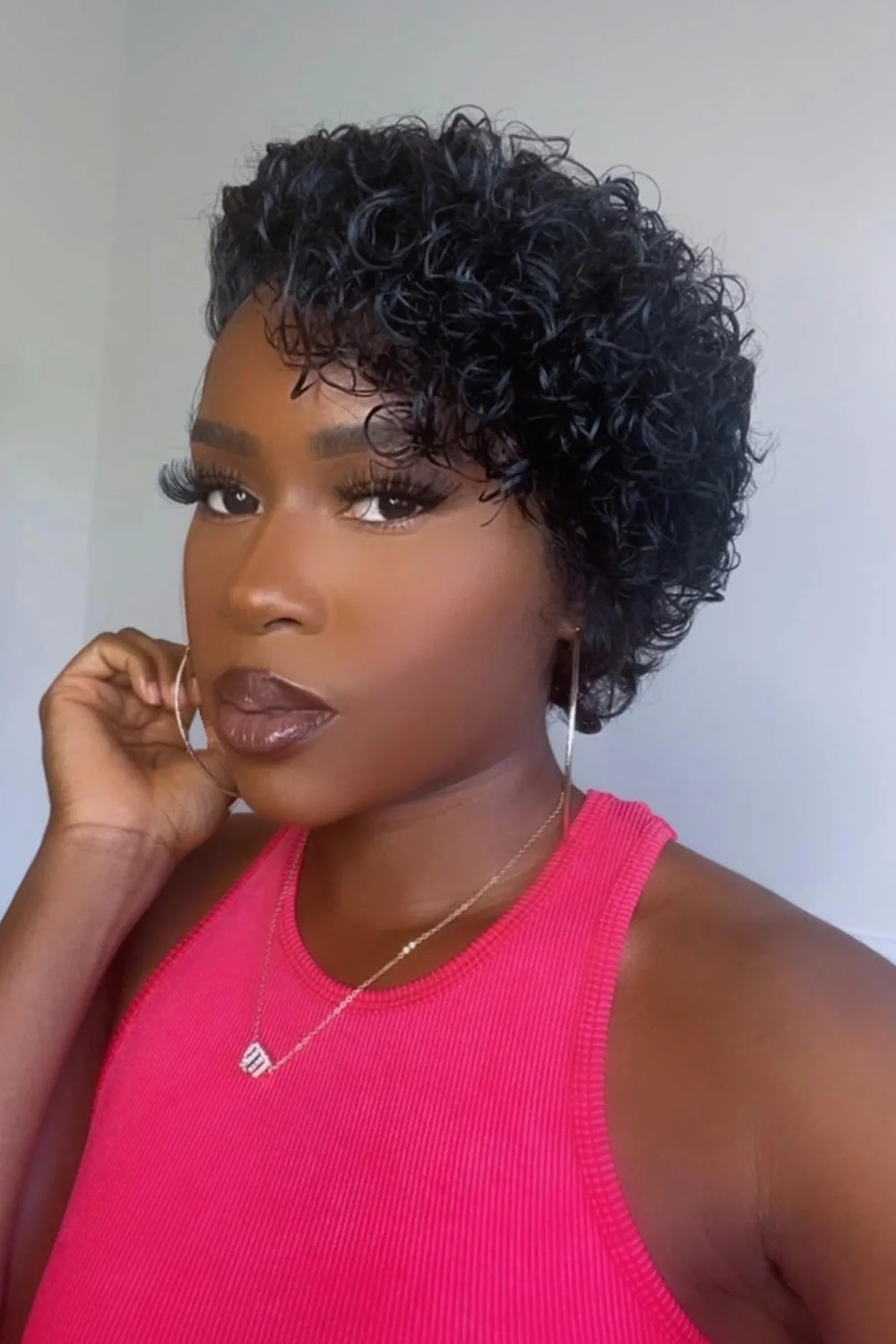 13*6 Fashion Cute Curly Pixie Bob-PB07 - Image 5