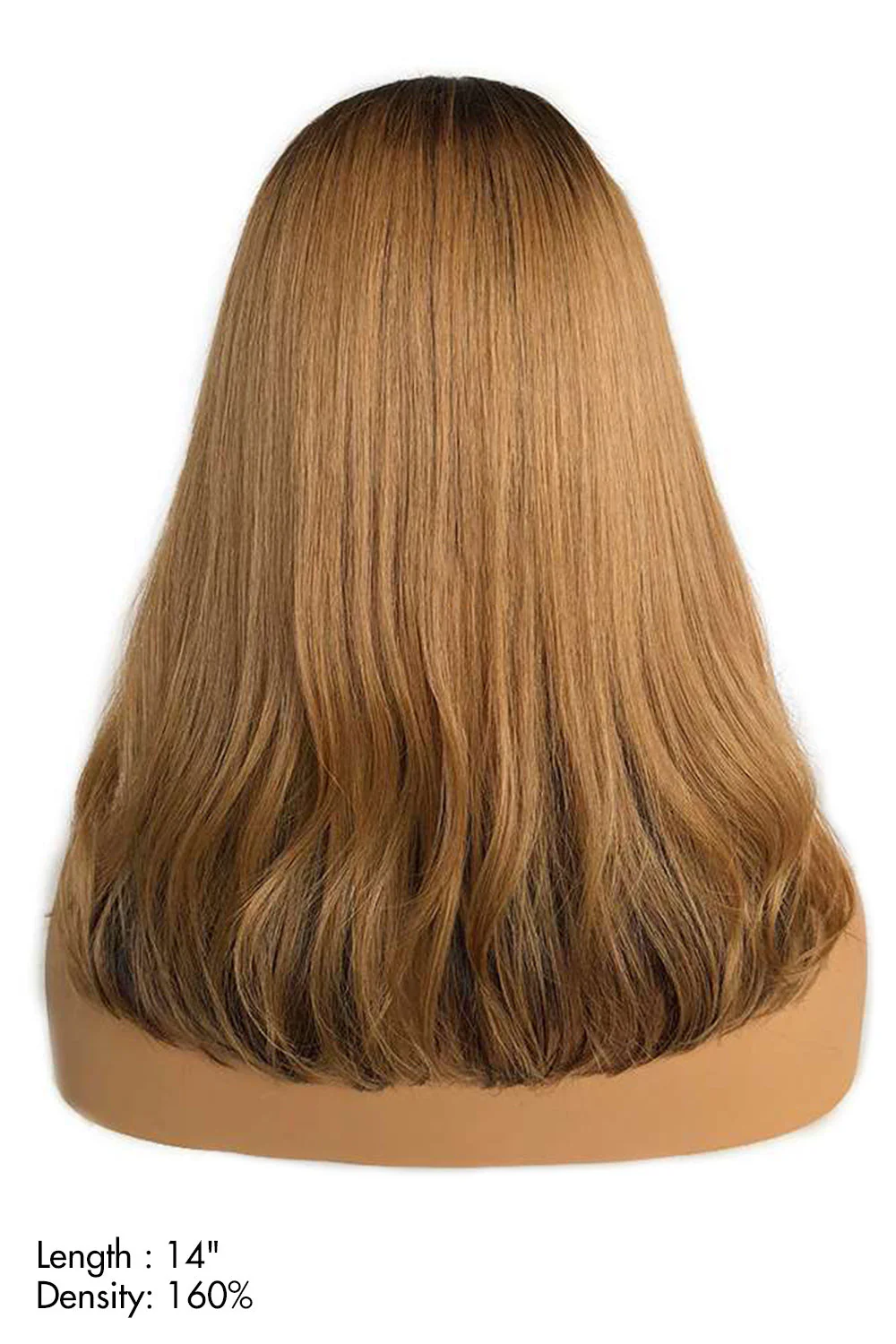 13x6 HD Glueless Lace Front Layered Brown Wave 14 inch Bob Wigs - Image 6