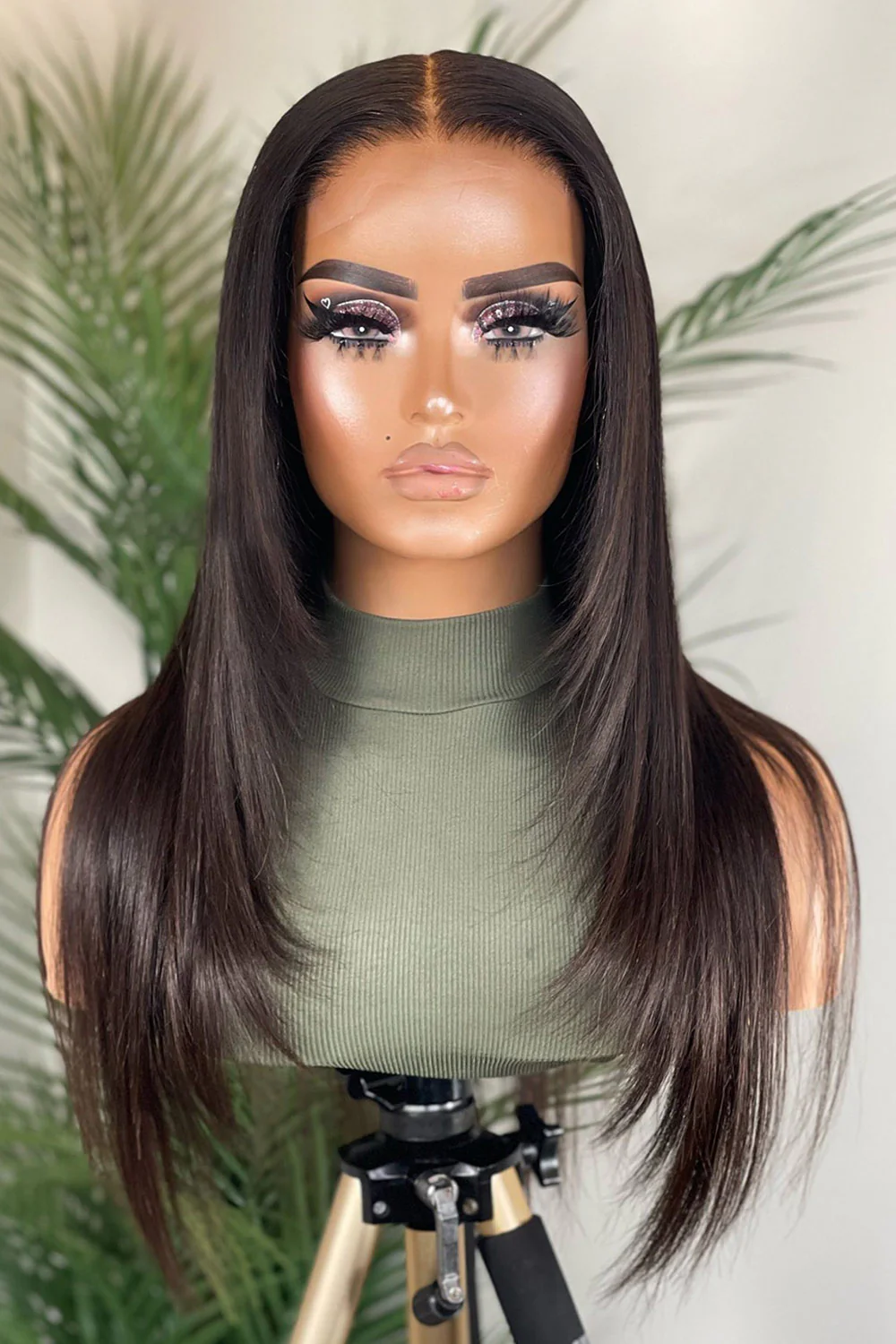 13x6 HD Glueless Wig Feather Straight-HD02 - Image 3