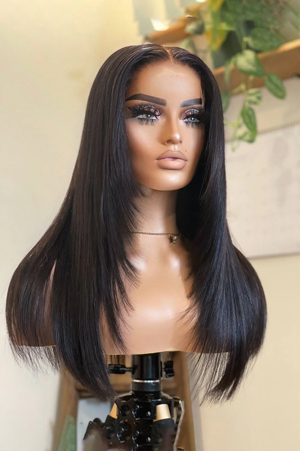 13x6 HD Glueless Wig Feather Straight-HD02 - Image 4