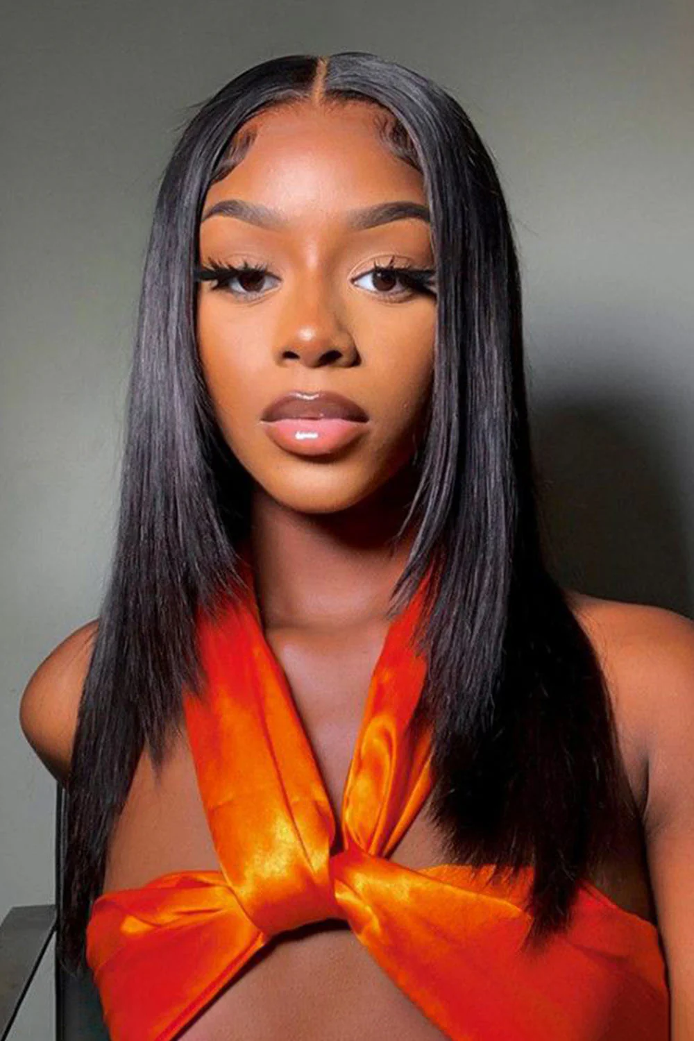 13x6 HD Glueless Wig Feather Straight-HD02 - Image 8
