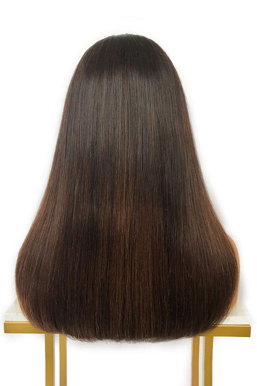 13x6 HD Straight Wigs Ombre Brown-HD14 - Image 5
