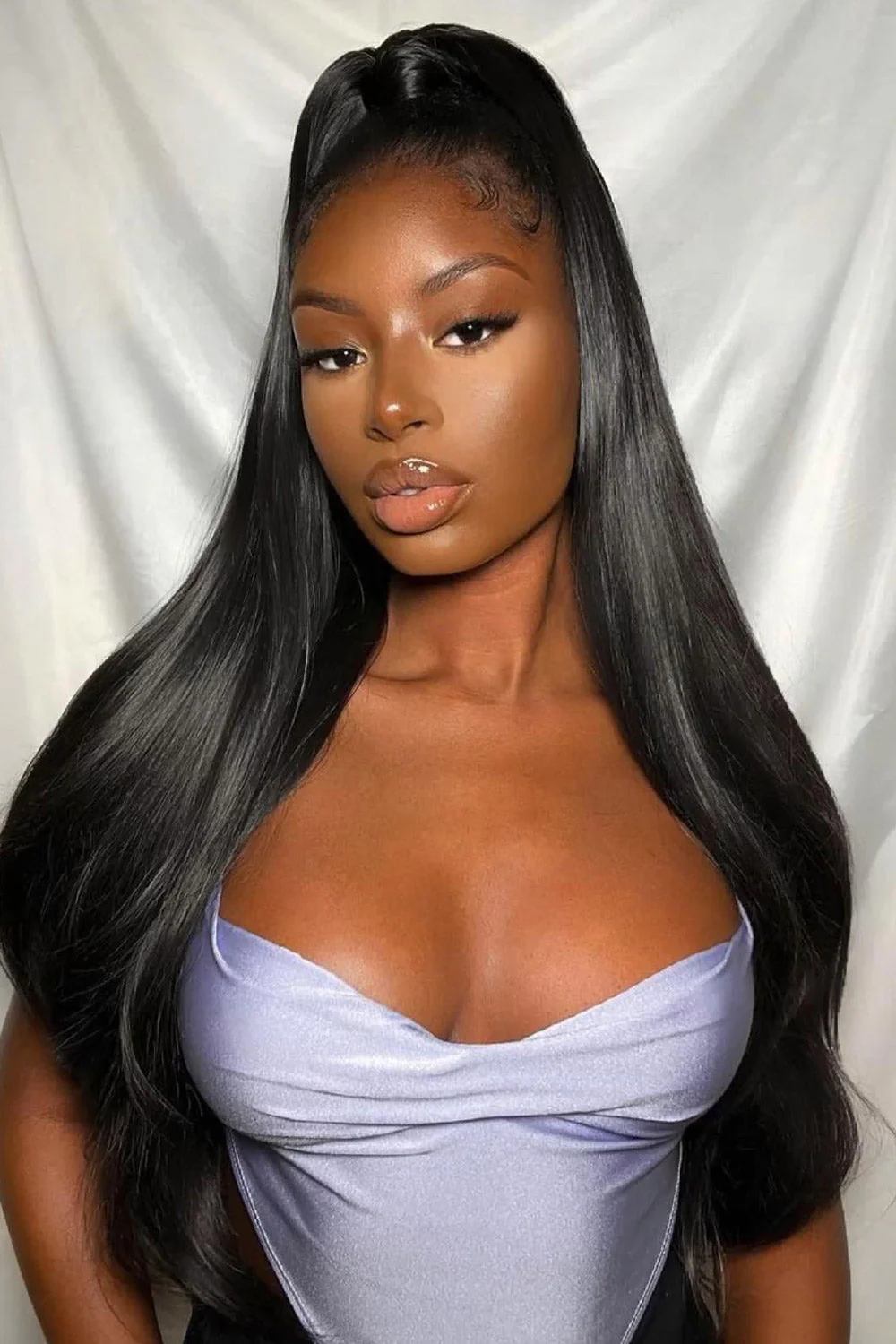 13x6 HD Lace Silky Straight Wigs-HD06 - Image 3