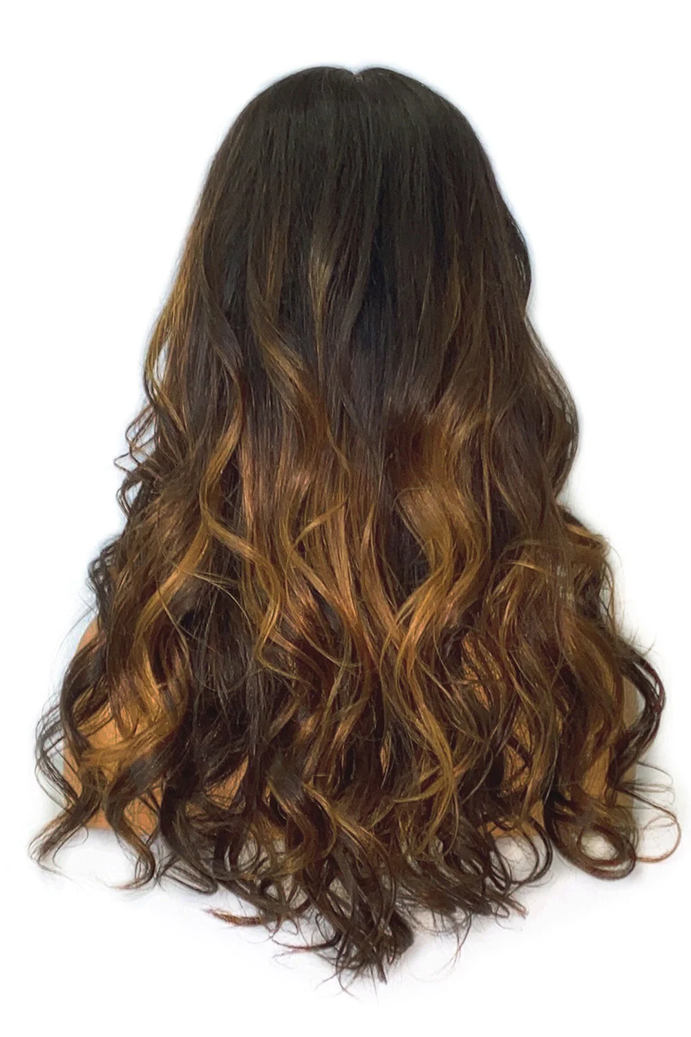 13x6 Hd Ombre Brown Glueless Wigs-HD10 - Image 4