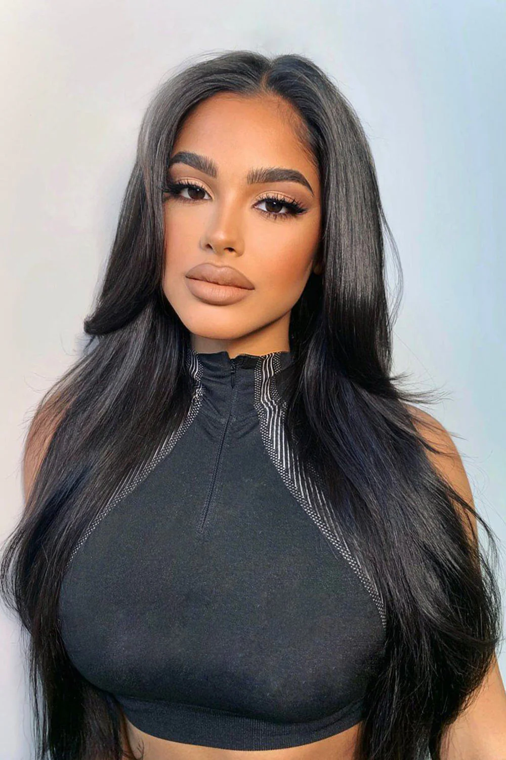 13*6 HD Swiss Lace Frontal Natural Straight Human Hair Fake Scalp Wig