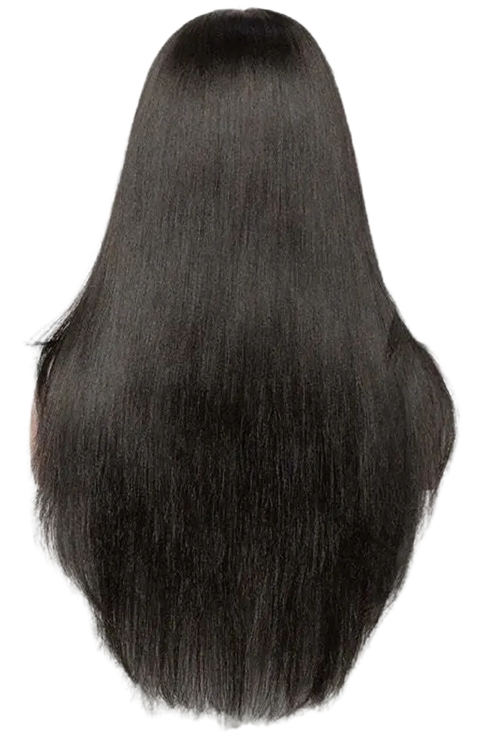 13*6 HD Swiss Lace Frontal Natural Straight Human Hair Fake Scalp Wig - Image 4