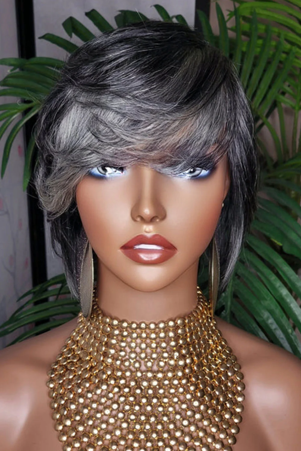 Short Body Wave Layered Bob Wig 13x6 Lace Front Glueless Natural Color - Image 4