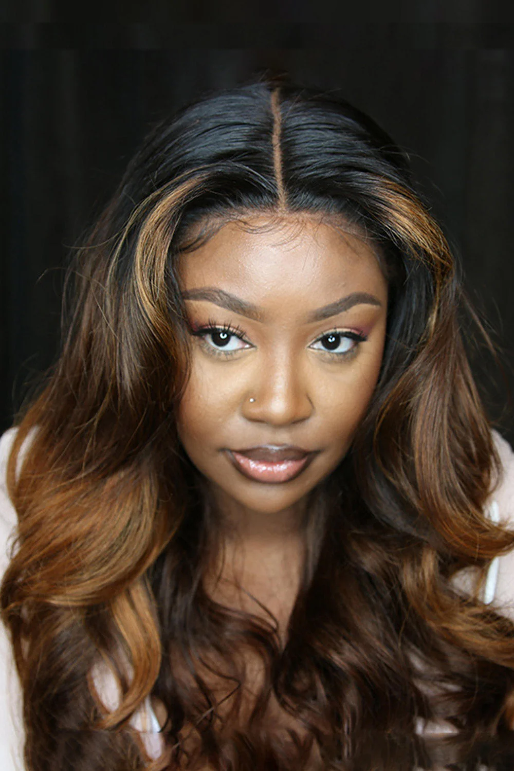 13x6 Glueless Hd Brown Ombre Wig Body Wave-HD39 - Image 3