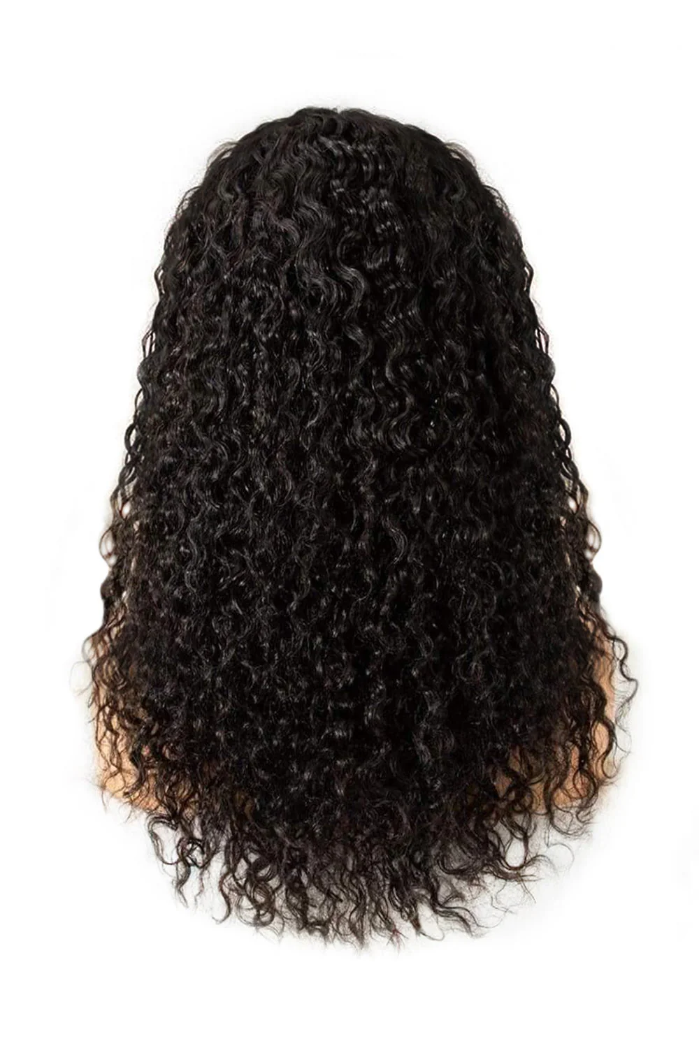 13x4 Full Lace Frontal Wigs Water Wave Natural Black Virgin Hair - Image 6