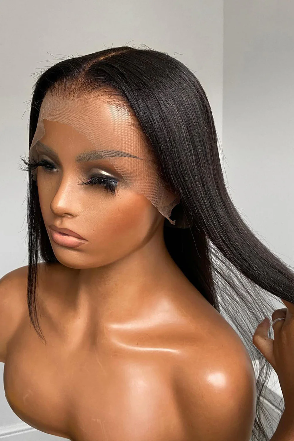 13x4 Lace Front Wig Upgrade Full Lace Straight Glueless Knotless - Image 4