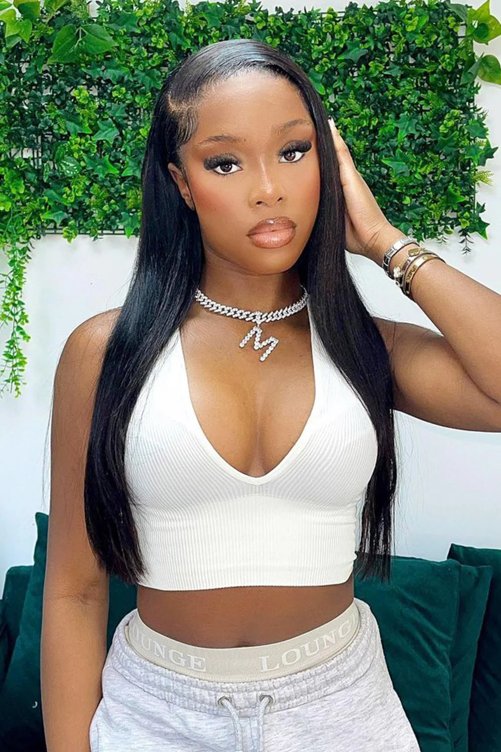 13x4 Lace Front Wig Upgrade Full Lace Straight Glueless Knotless - Image 5
