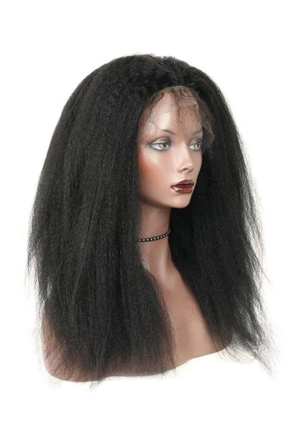 13x4 Full Lace Frontal Wigs Kinky Straight for African American Women - Image 4