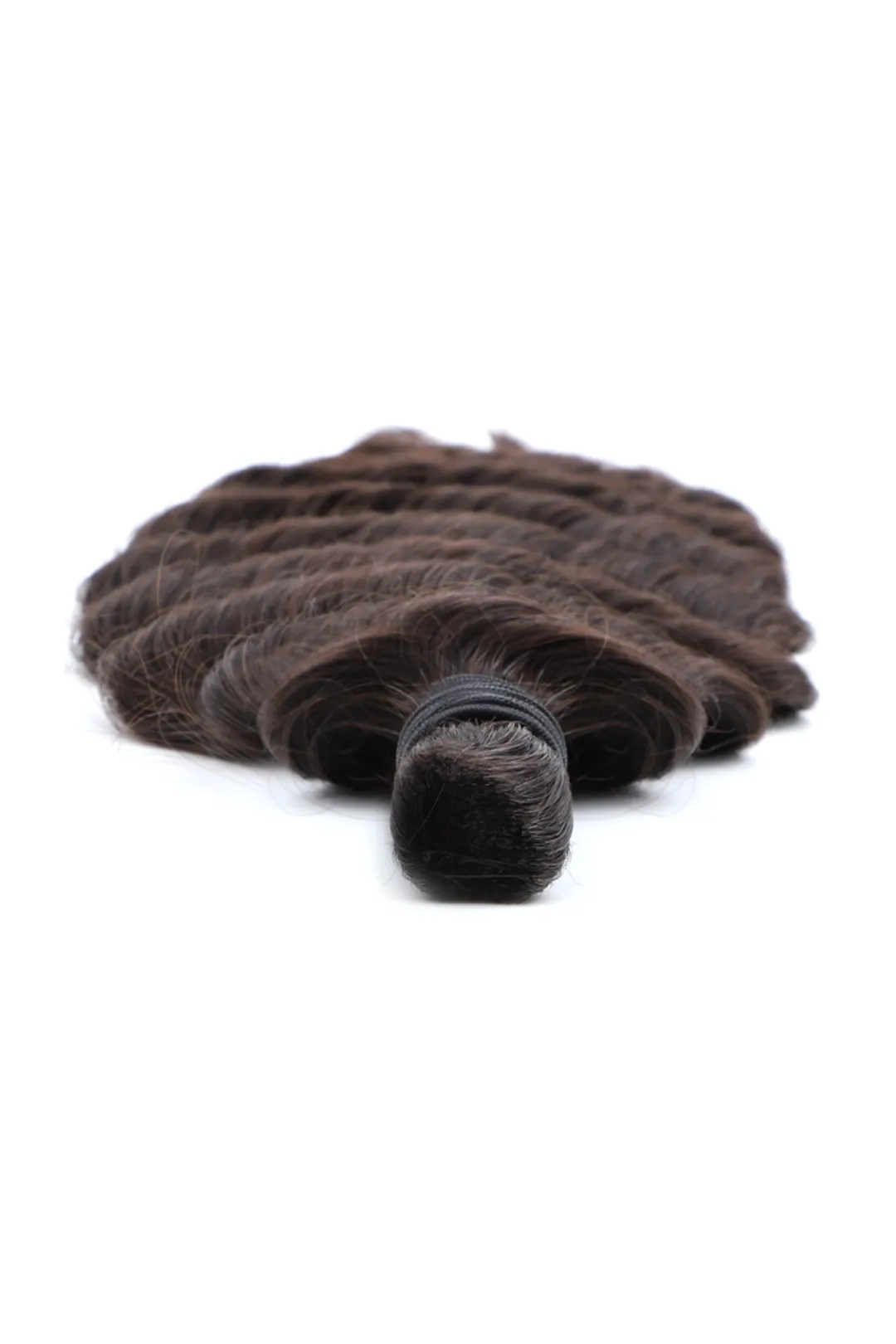 #2 Dark Brown Color Deep Wave Bulk Braiding Hair Extensions BU13 - Image 3