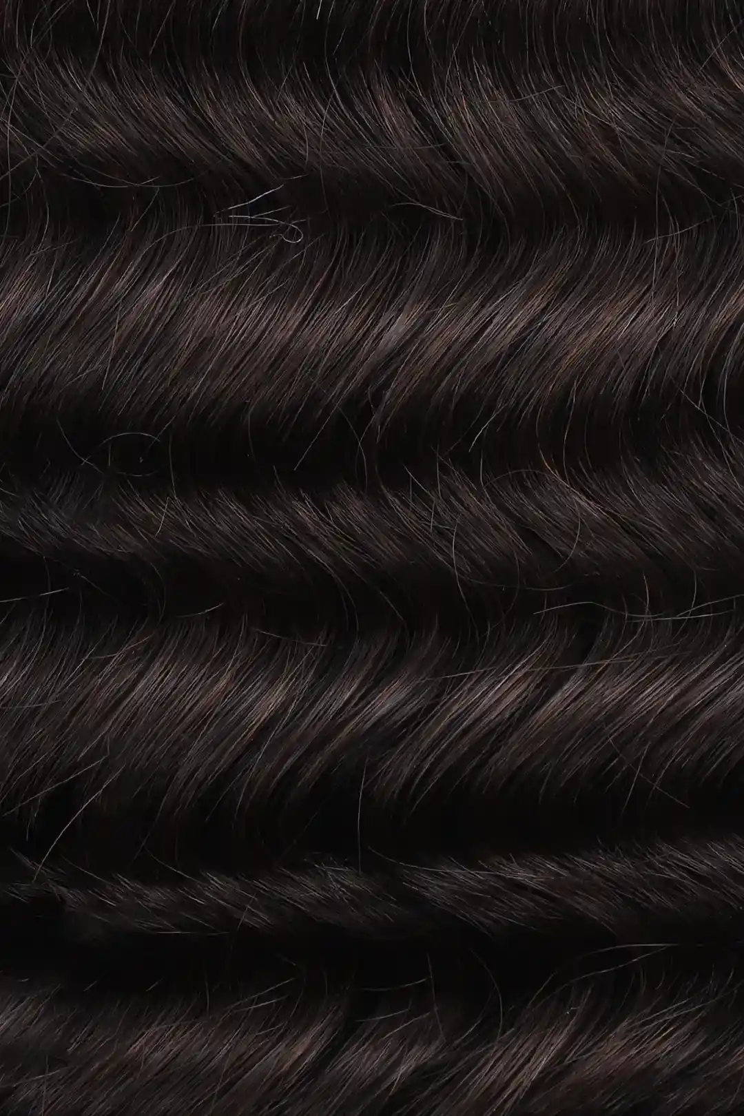 #2 Dark Brown Color Deep Wave Bulk Braiding Hair Extensions BU13 - Image 5