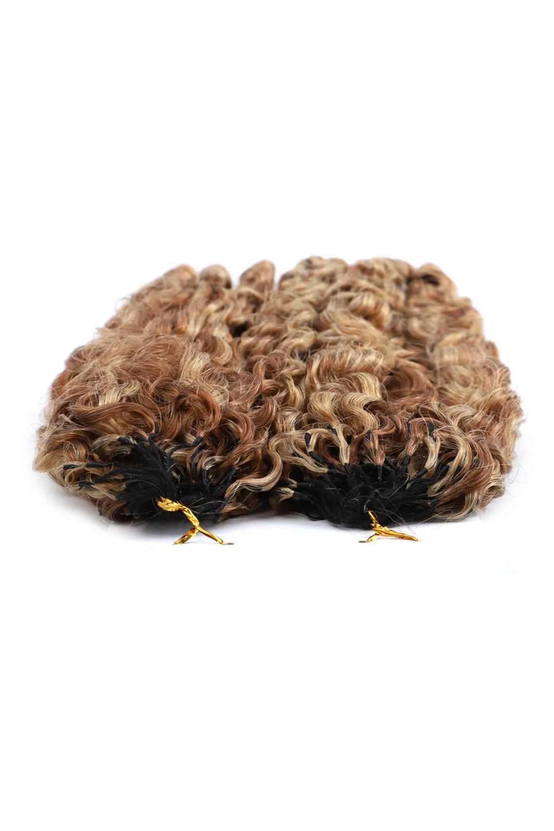 #27/30 Mixed Color Burmese Curly with Spiral Curls Crochet Miracle Knots Hair - Image 2