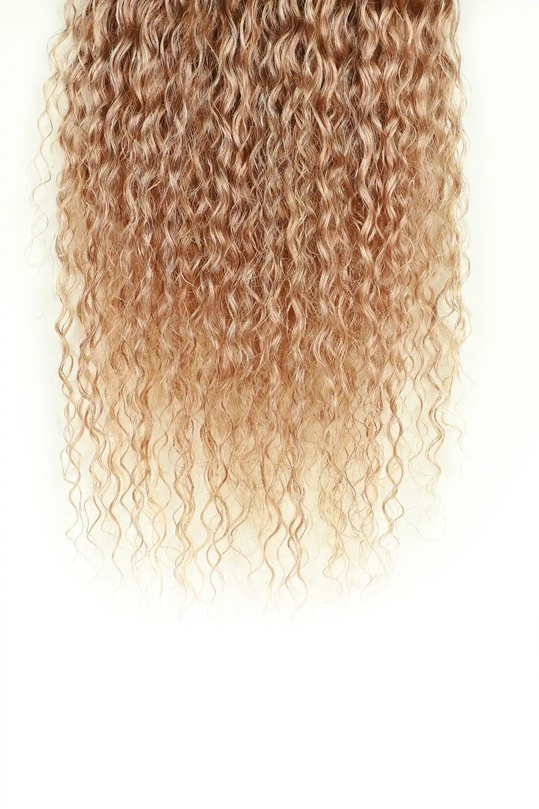 Color 27# Boho Crochet Box Braids with Human Hair Curls Deep Wave BB06 - Image 3