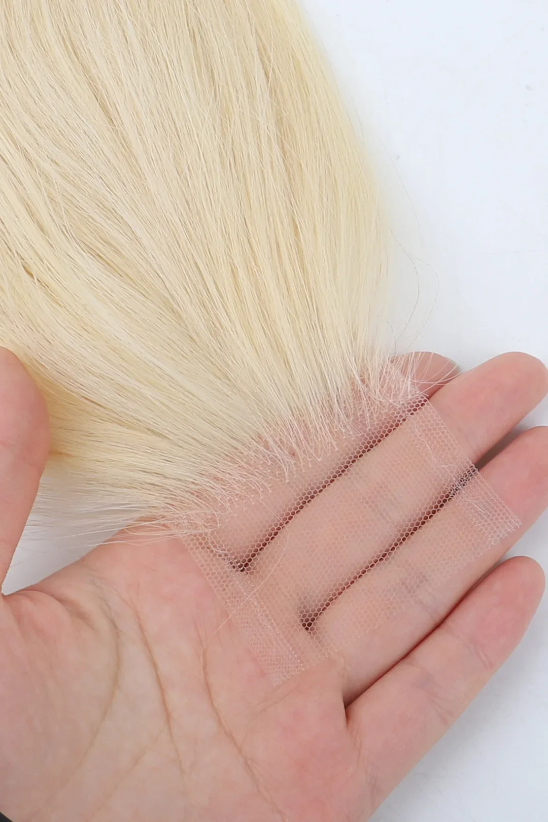 2x6 Blonde 613 Straight Transparent / Swiss Lace Closure - Image 5