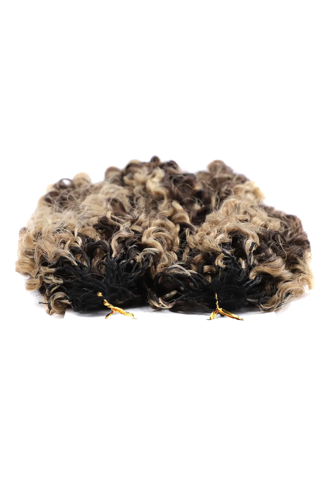 #4/27 Mixed Color Burmese Curly with Spiral Curls Crochet Miracle Knots Hair - Image 2