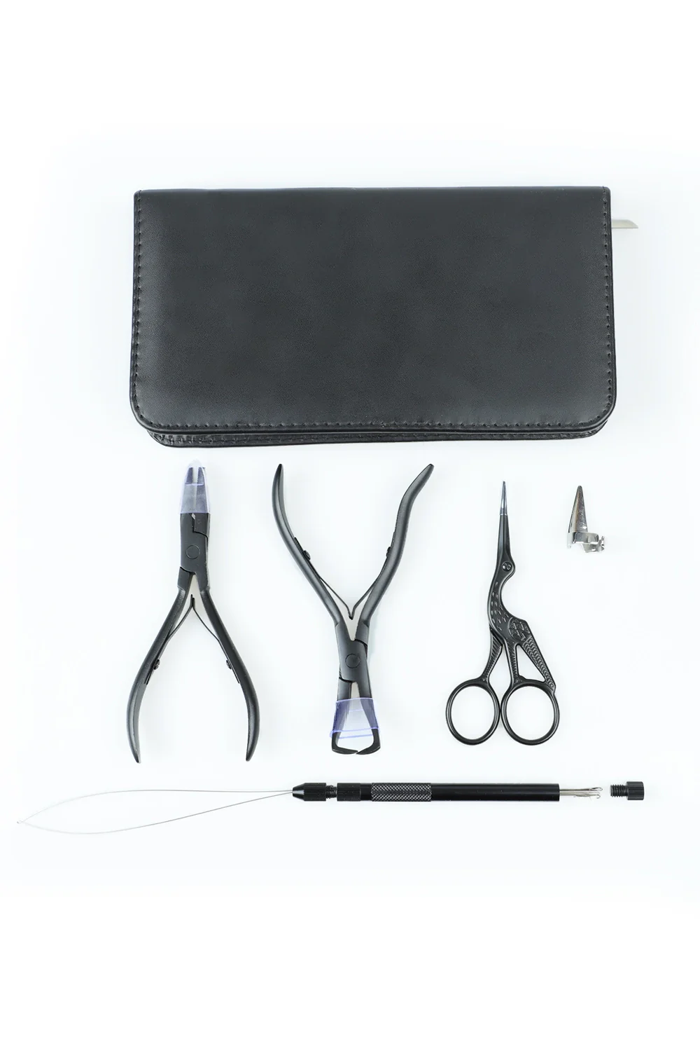 5 Pc Micro Bead Hair Extensions Kit Professional Tool for Hairstylists - Image 2