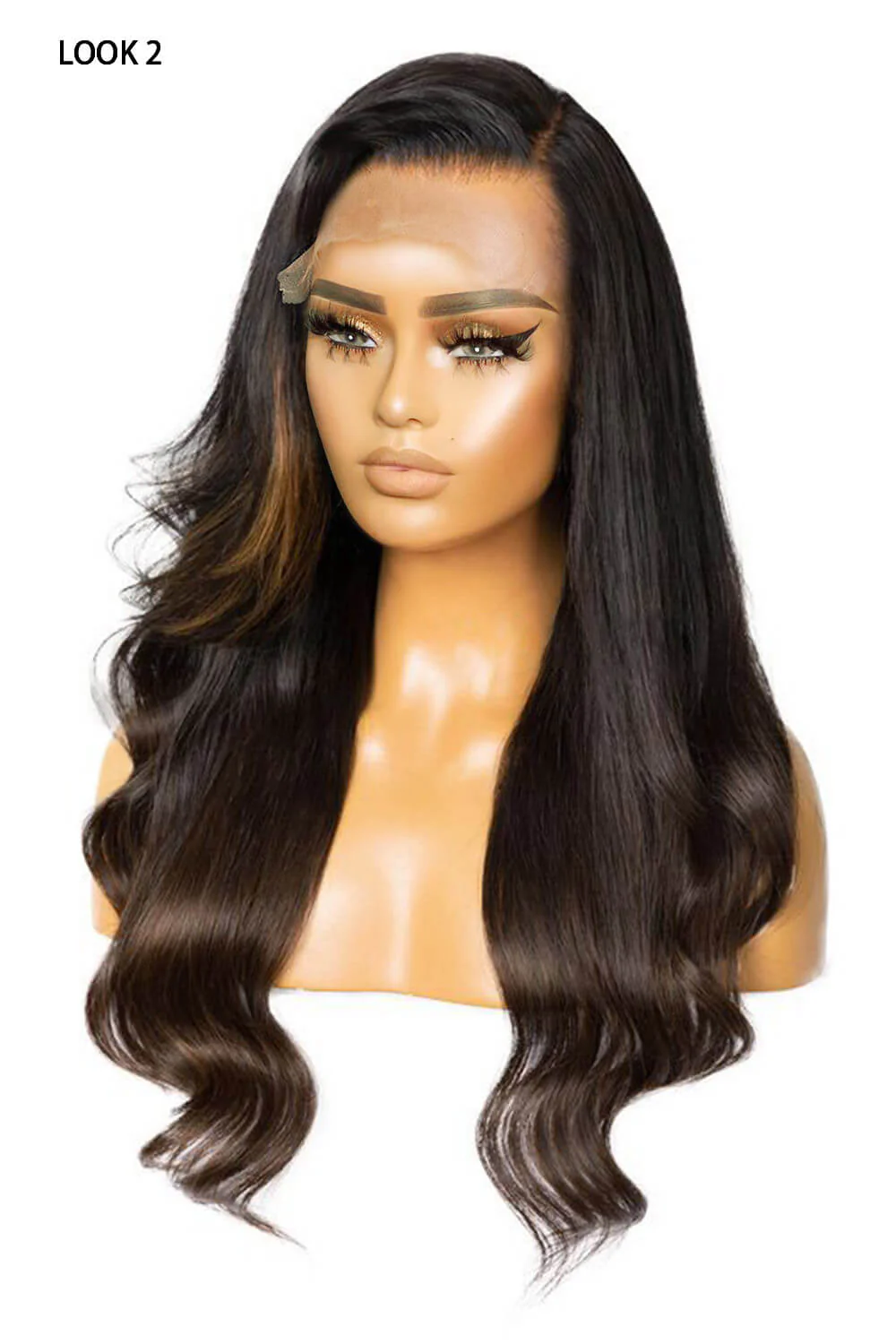 5x5 Lace Closure Wave Wig Highlight Blonde Glueless Human Hair - Image 4