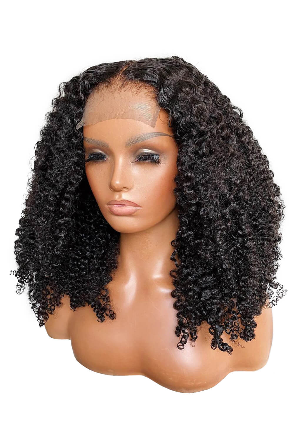 5x5 Lace Closure Wig for Women Kinky Curly Virgin Human Hair - Image 3