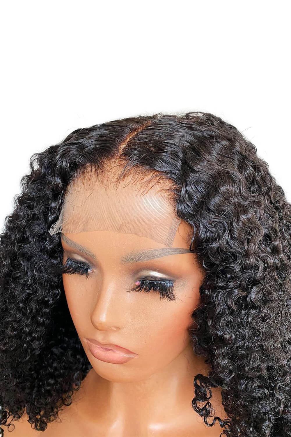 5x5 Lace Closure Wig for Women Kinky Curly Virgin Human Hair - Image 4
