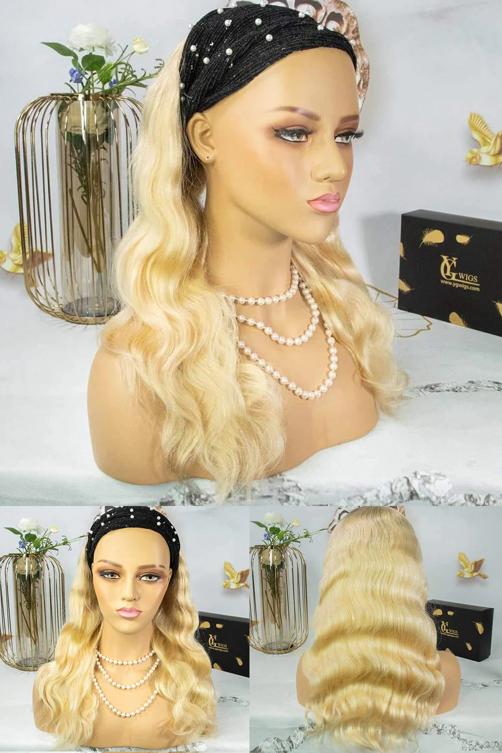 #613 Color Body Wave Headband Wig Styles HBW17 - Image 4