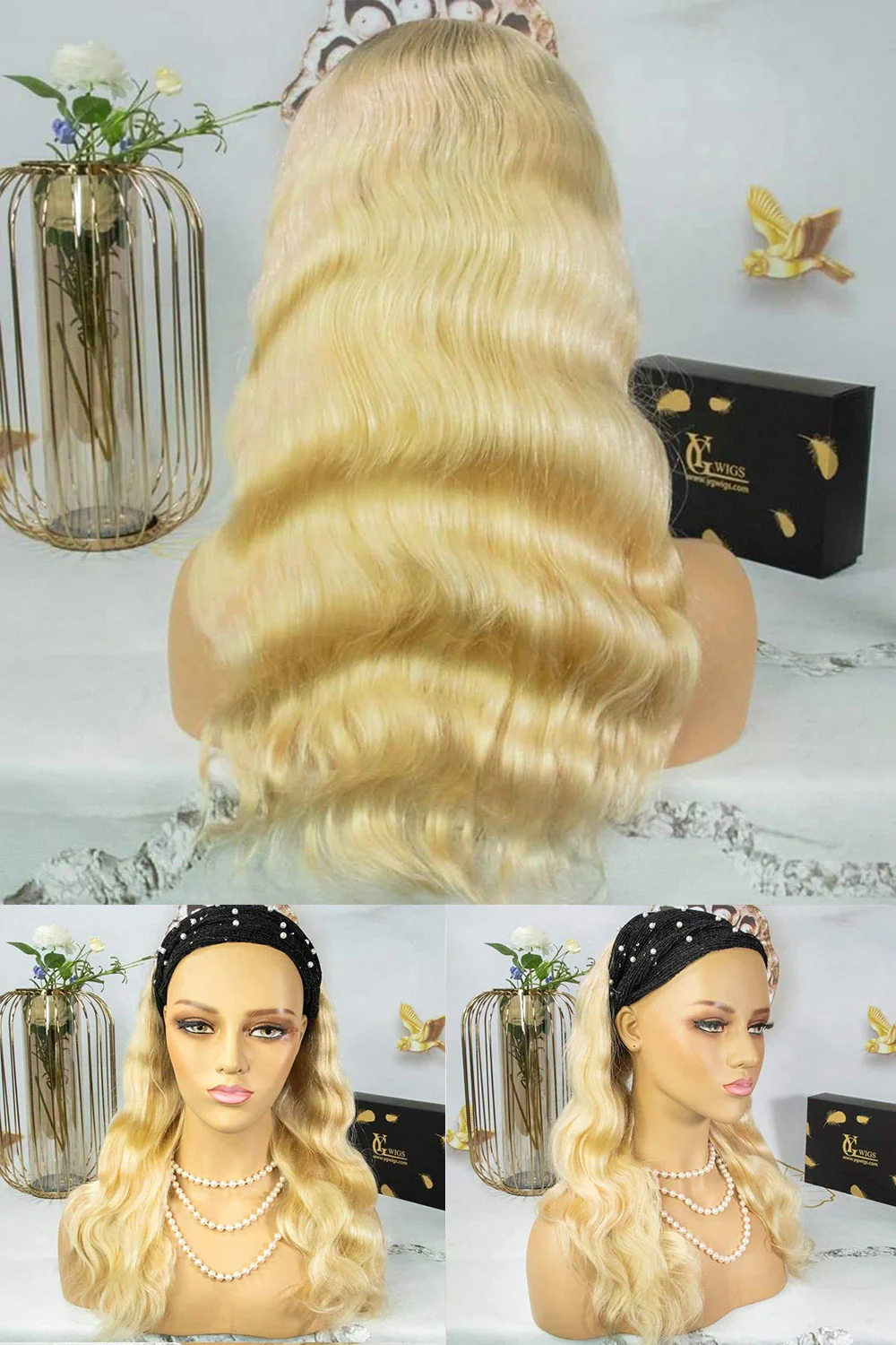 #613 Color Body Wave Headband Wig Styles HBW17 - Image 5