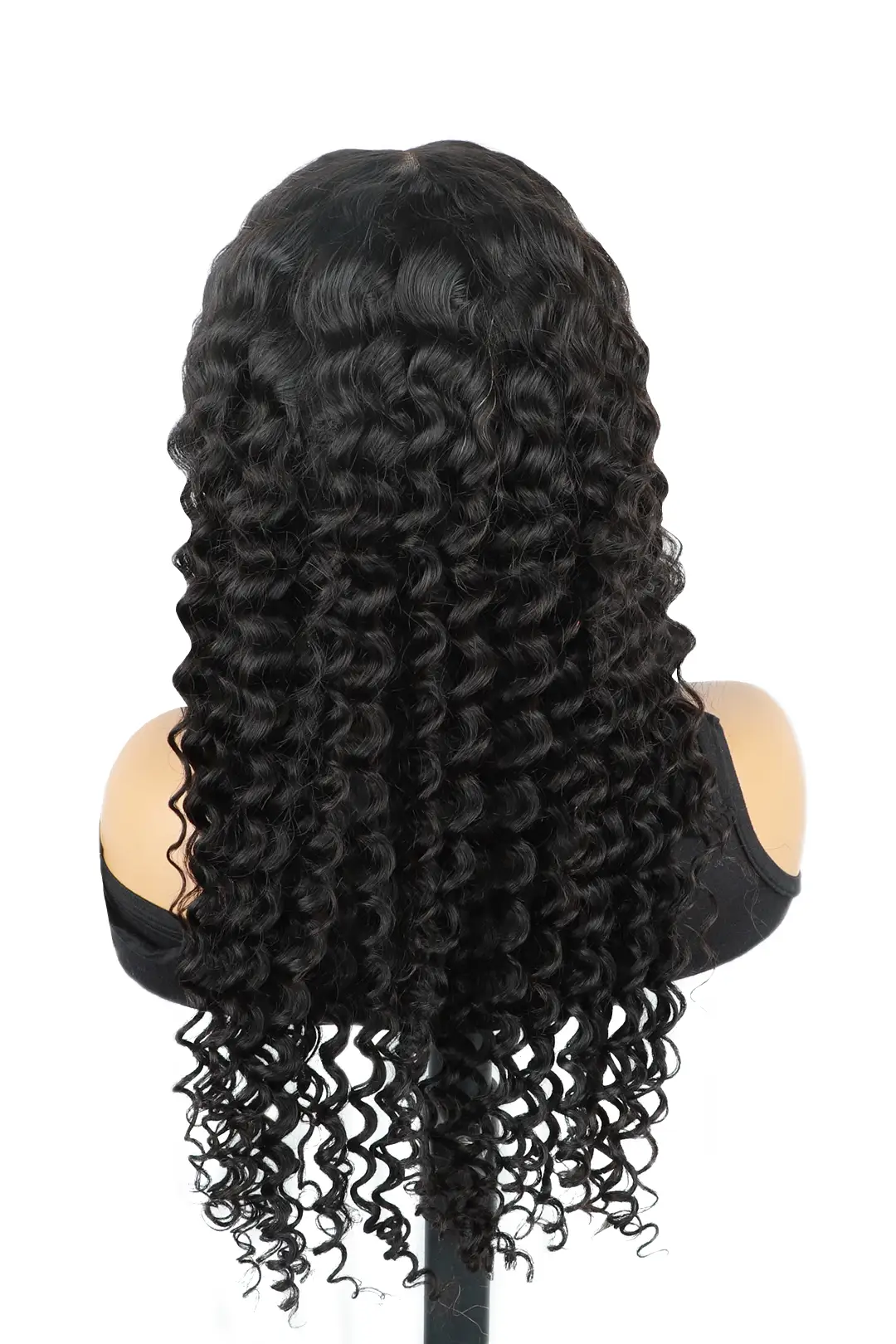 7x7 HD Lace Closure Wig Deep Wave Natural Black - Image 3