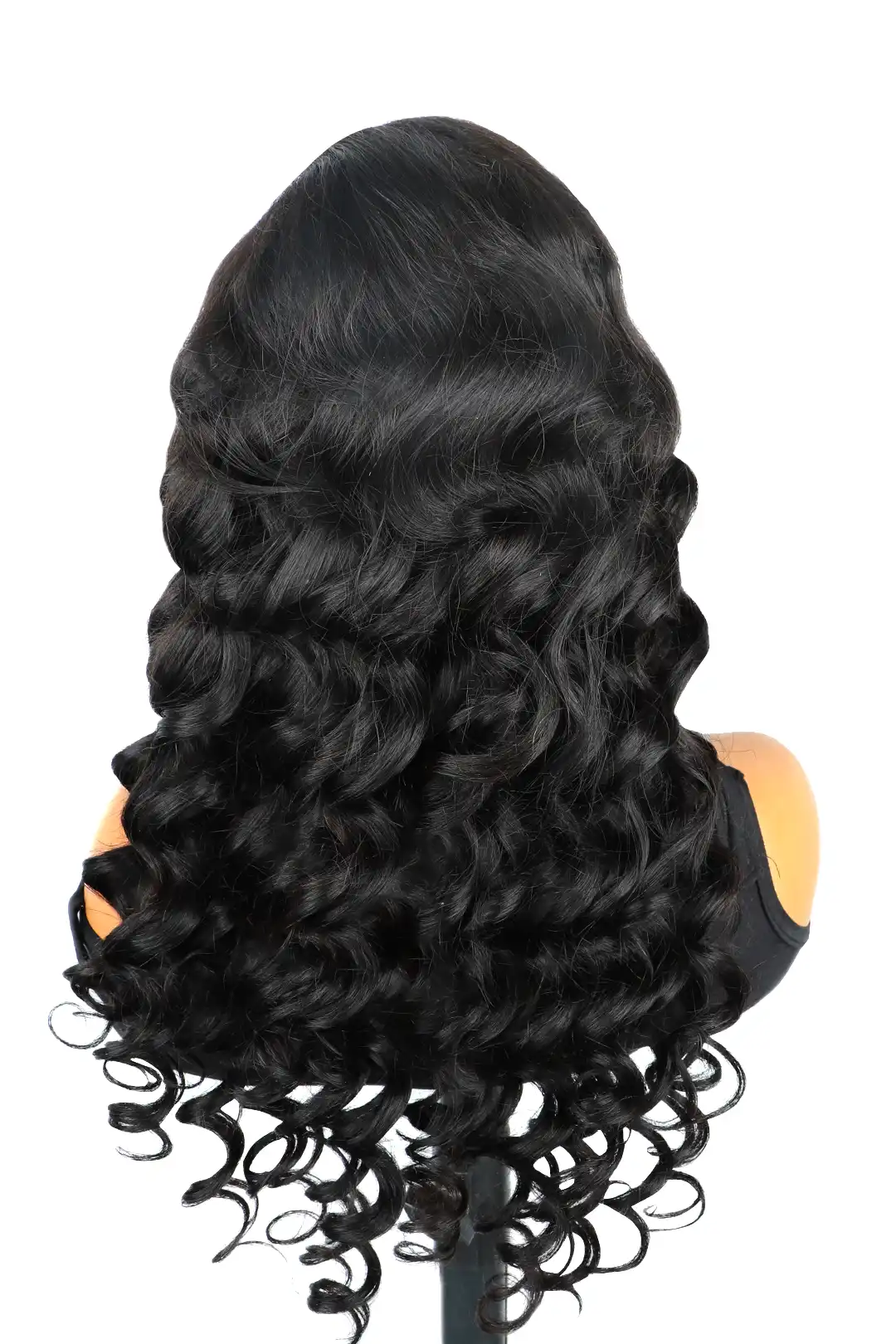 7x7 HD Lace Closure Wig Loose Wave Natural Black - Image 3