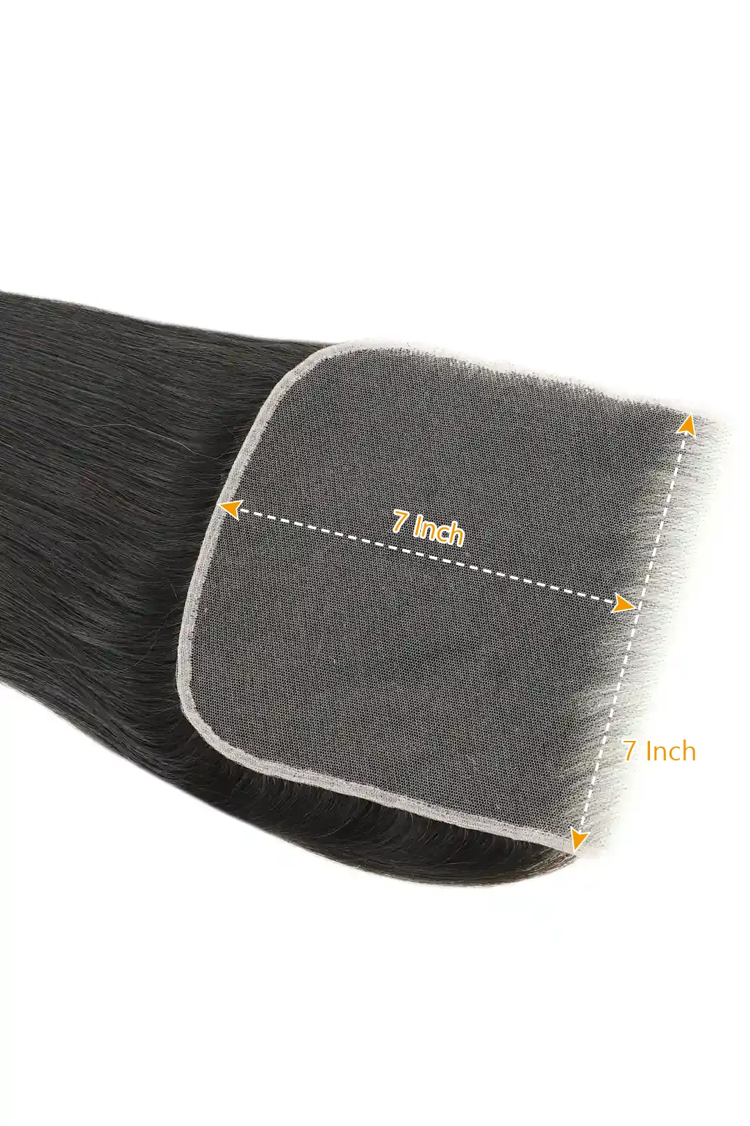 7x7 Straight HD Lace Closure Cambodia Virgin Hair - Image 2