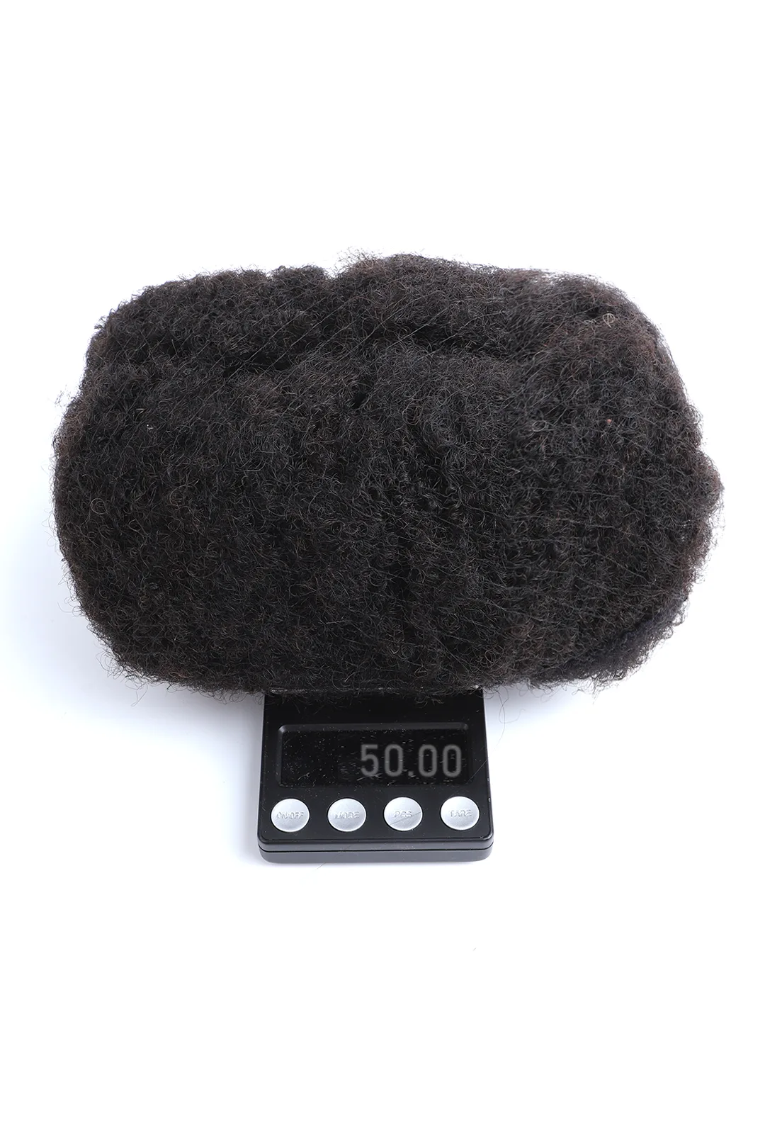 Afro Kinky Bulk Hair for Dreadlocks Braiding Natural Black 50g Pack - Image 2