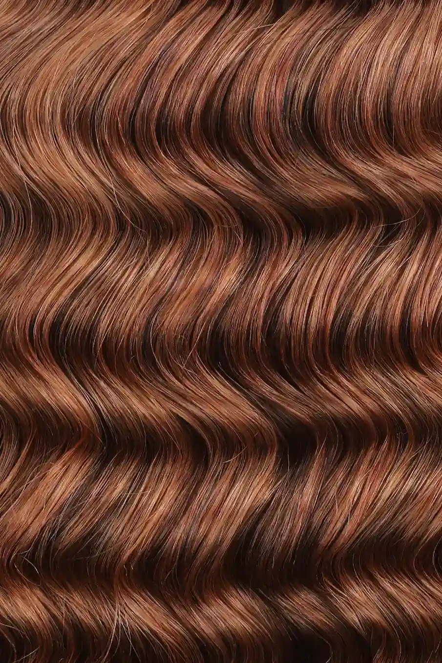 Auburn Brown #30 Deep Wave Feather Crochet Miracle Knots Human Hair - Image 4