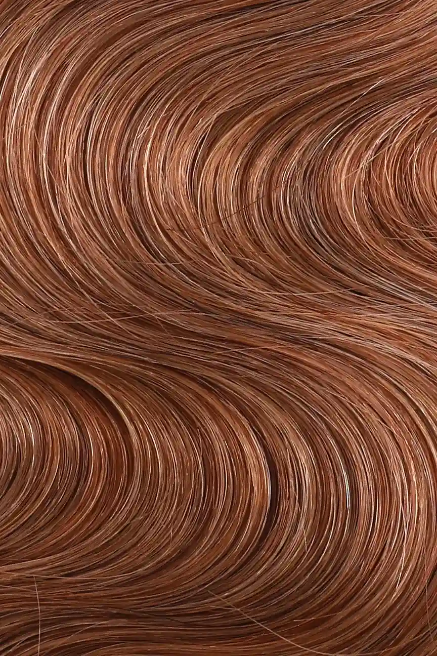 Auburn Brown Bulk Hair For Braiding Body Wave BU52 - Image 4