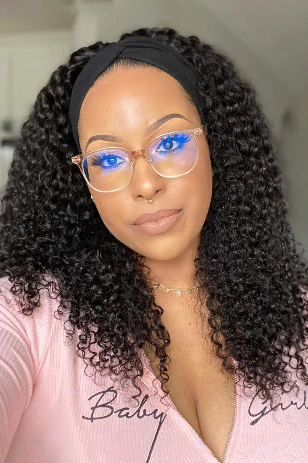 Beautiful Deep Wave Headband Wig Style HBW19