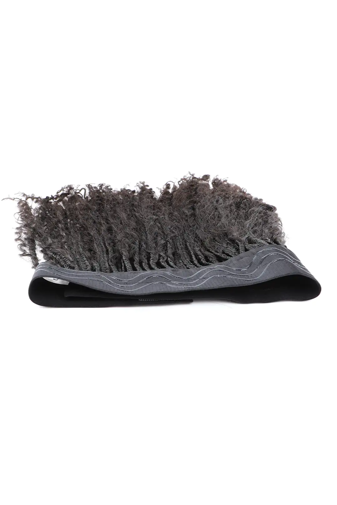 Braided Headband Boho Style with Human Hair Curls BH01 - Image 11