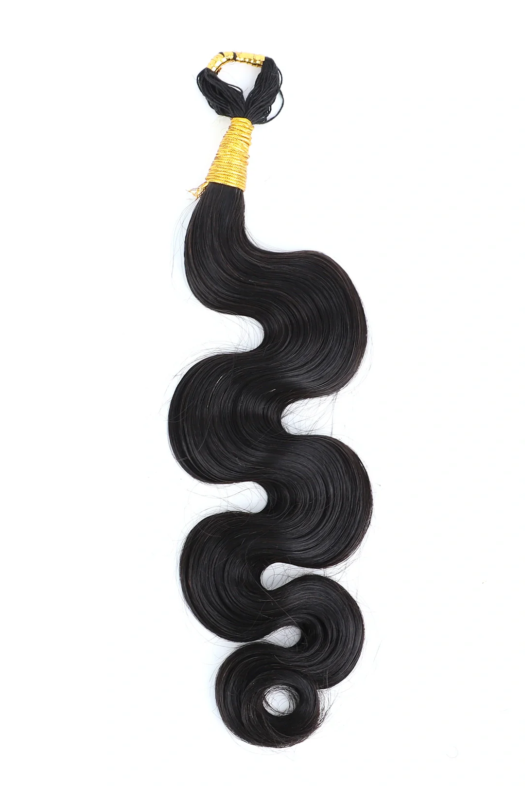 Double Drawn Braiding Feather Crochet Hair – Body Wave Long Cord for Miracle Knots