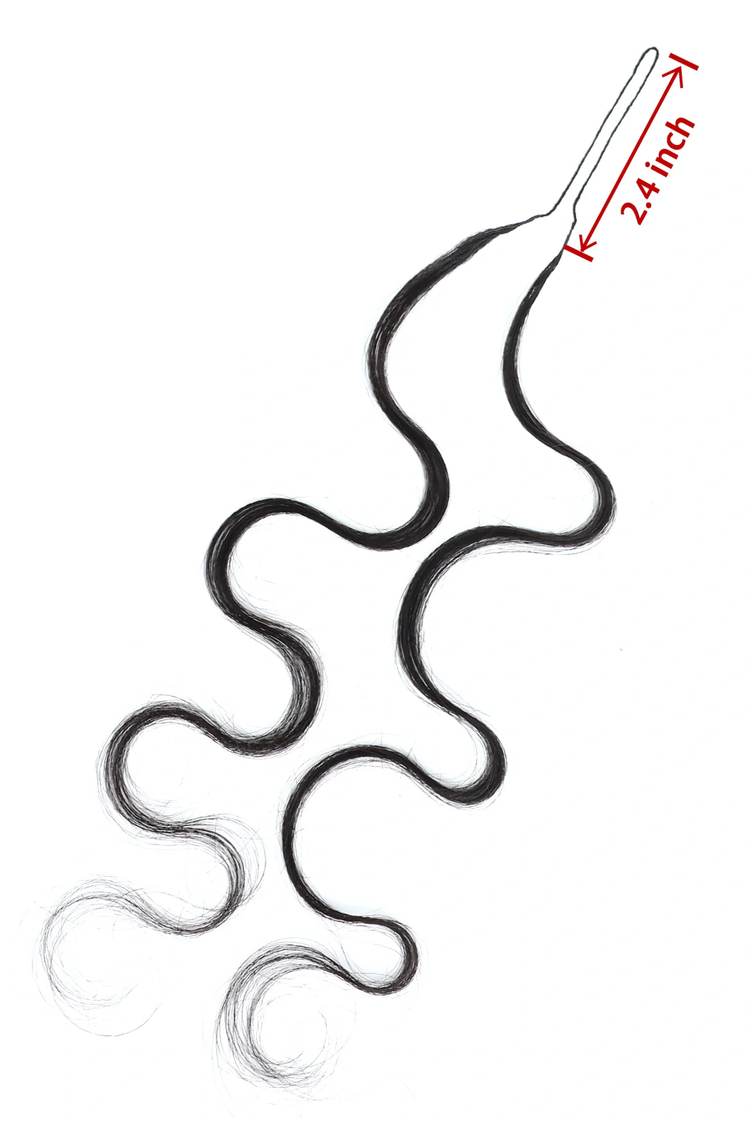 Double Drawn Braiding Feather Crochet Hair – Body Wave Long Cord for Miracle Knots - Image 3