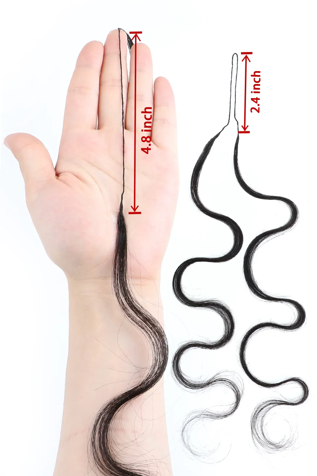 Double Drawn Braiding Feather Crochet Hair – Body Wave Long Cord for Miracle Knots - Image 4