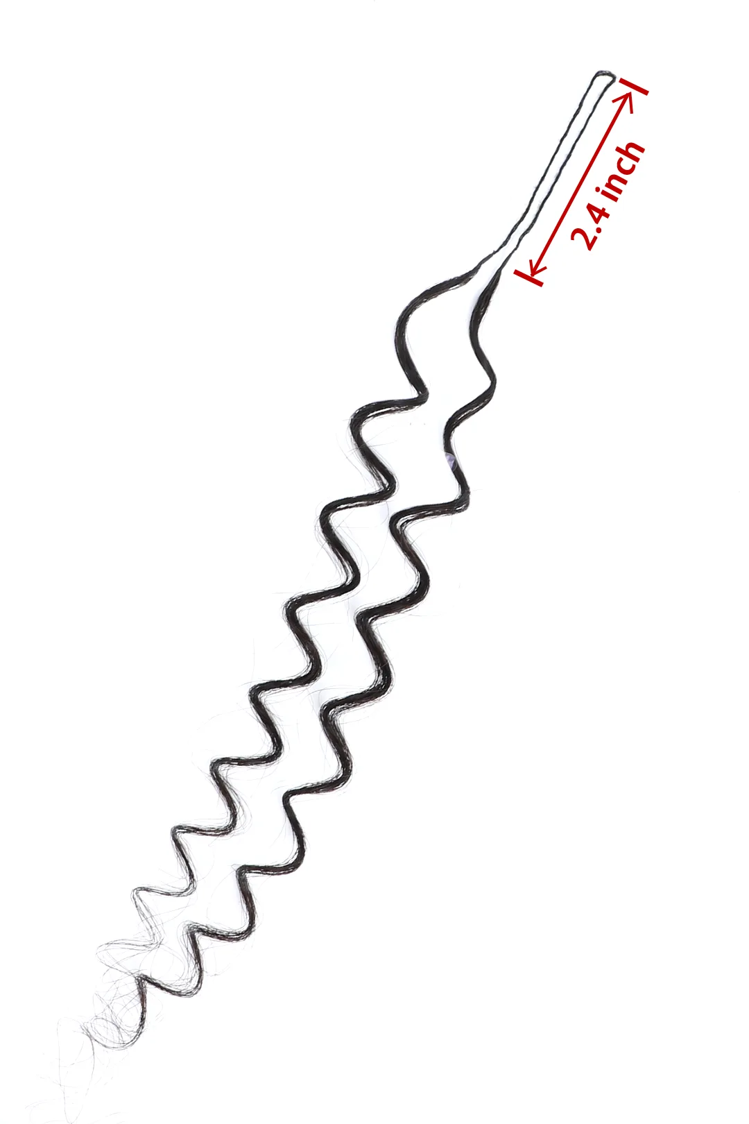Double Drawn Braiding Feather Crochet Hair – Deep Wave Long Cord for Miracle Knots - Image 3