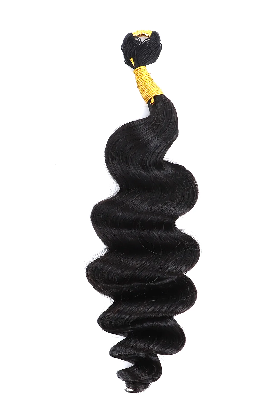 Double Drawn Braiding Feather Crochet Hair – Loose Wave Long Cord for Miracle Knots