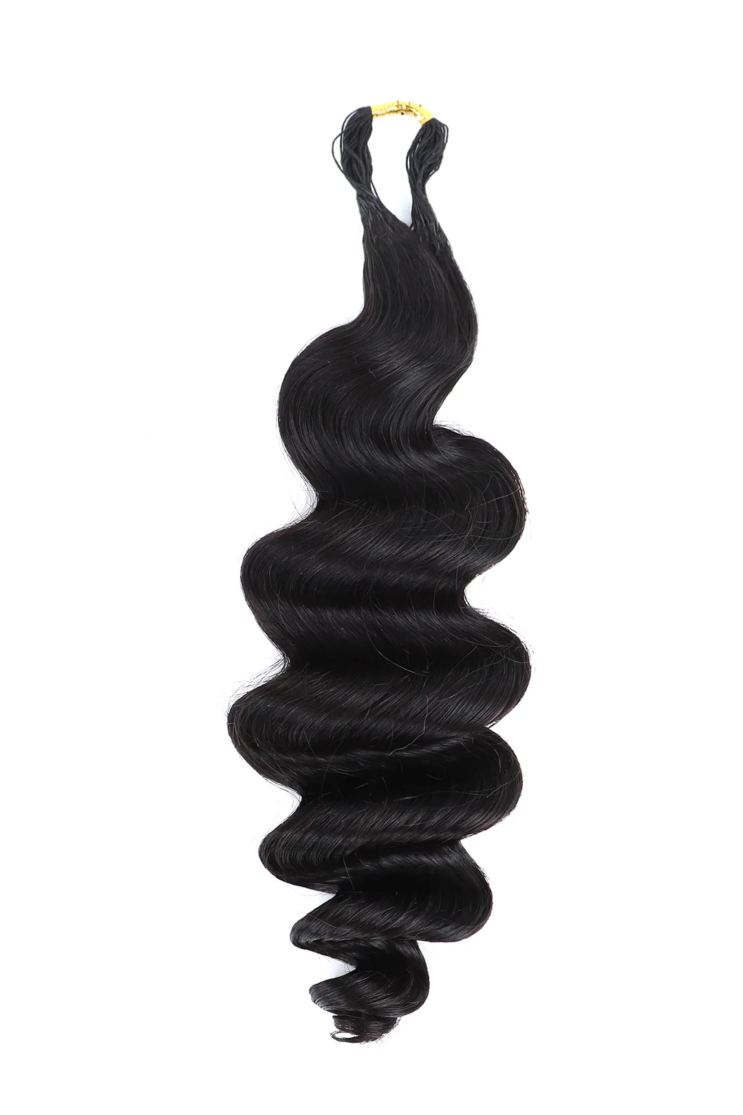 Double Drawn Braiding Feather Crochet Hair – Loose Wave Long Cord for Miracle Knots - Image 8