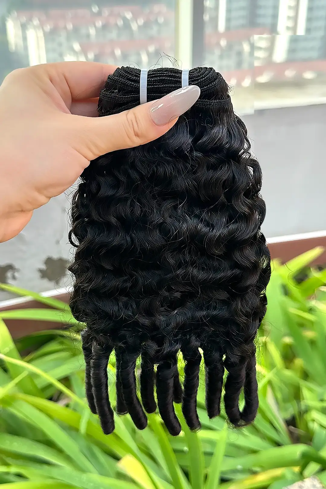 Burmese Curly with Spiral Curls Ends Bundle Cambodia Virgin Hair - Image 3