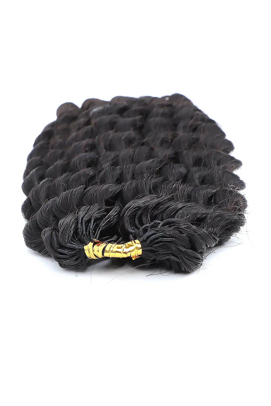 Double Drawn Burmese Curly with Spiral Ends Feather Crochet Hair FE33 - Image 4
